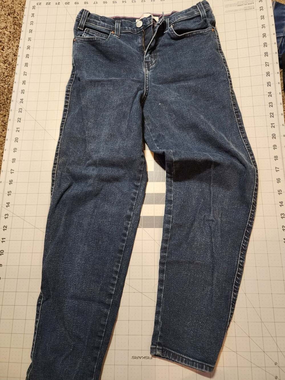 Signature by Levi Strauss & Co. Heritage Mom Jean Size W14 Blue Denim